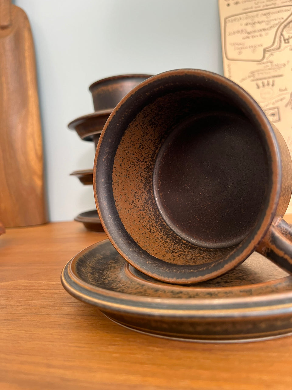 ARABIA Ruska Tea Cup and Saucer Finnish Vintage/アラビア ルスカ ティーカップ&ソーサー 北欧ヴィンテージ食器