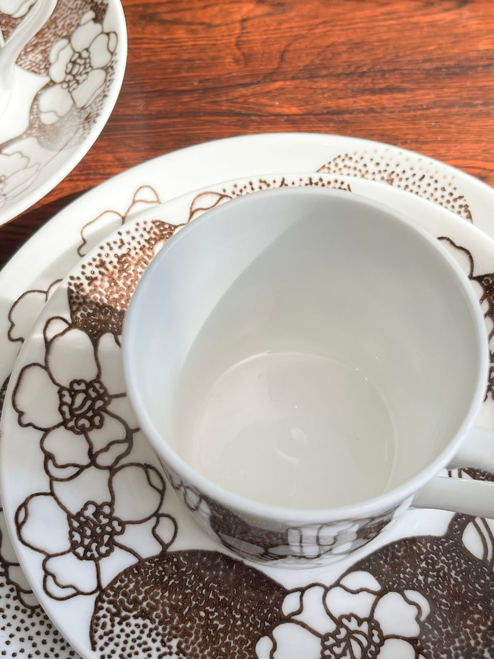 Gustavsberg EMMA Coffee Cup and Saucer Plate/グスタフスベリ コーヒーカップ&ソーサー プレート スウェーデン 北欧ヴィンテージ食器
