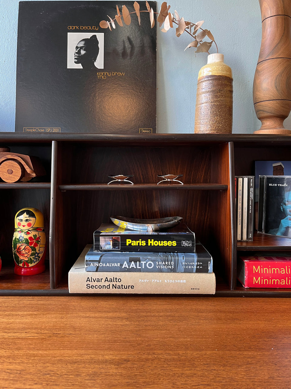 Vintage Rosewood Desktop Bookcase/ヴィンテージ ローズウッド 卓上本棚 ブックスタンド