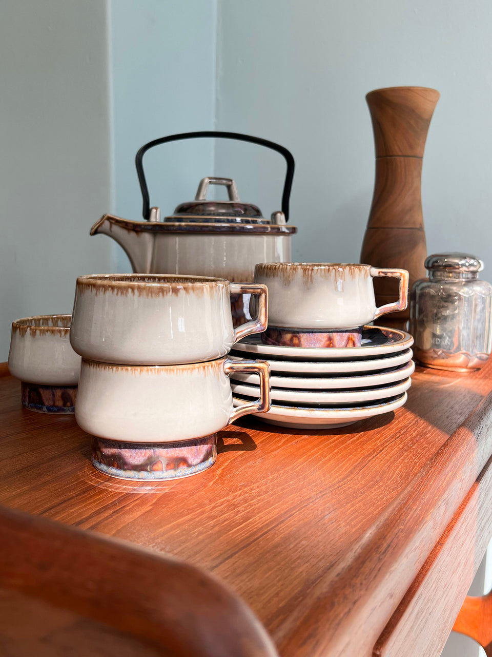 Danish Vintage Bing & Grondahl Mexico Tableware/デンマークヴィンテージ ビングオーグレンダール メキシコ カップ&ソーサー ポット 北欧食器