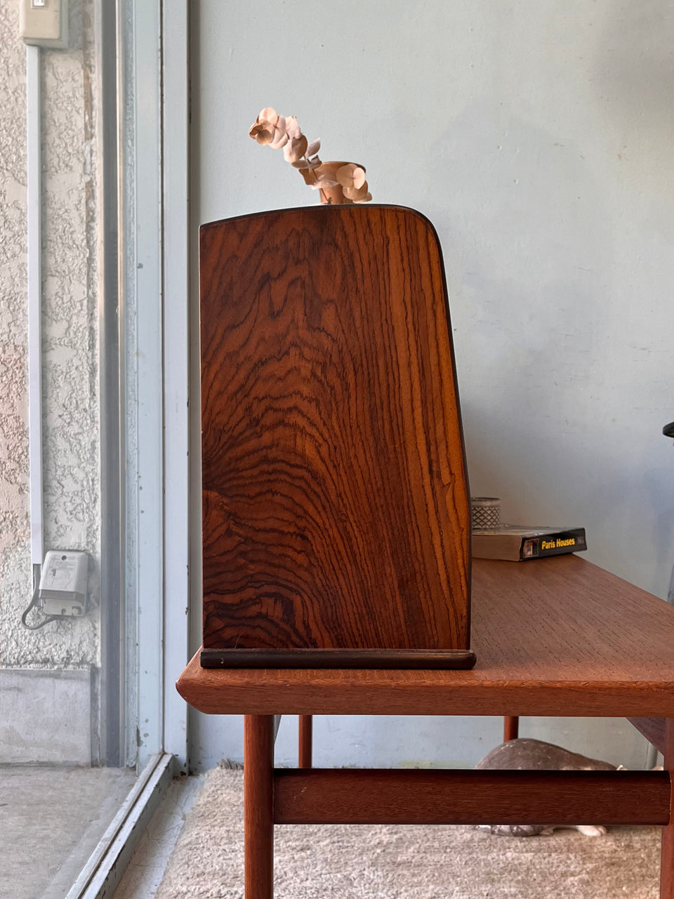 Vintage Rosewood Desktop Bookcase/ヴィンテージ ローズウッド 卓上本棚 ブックスタンド