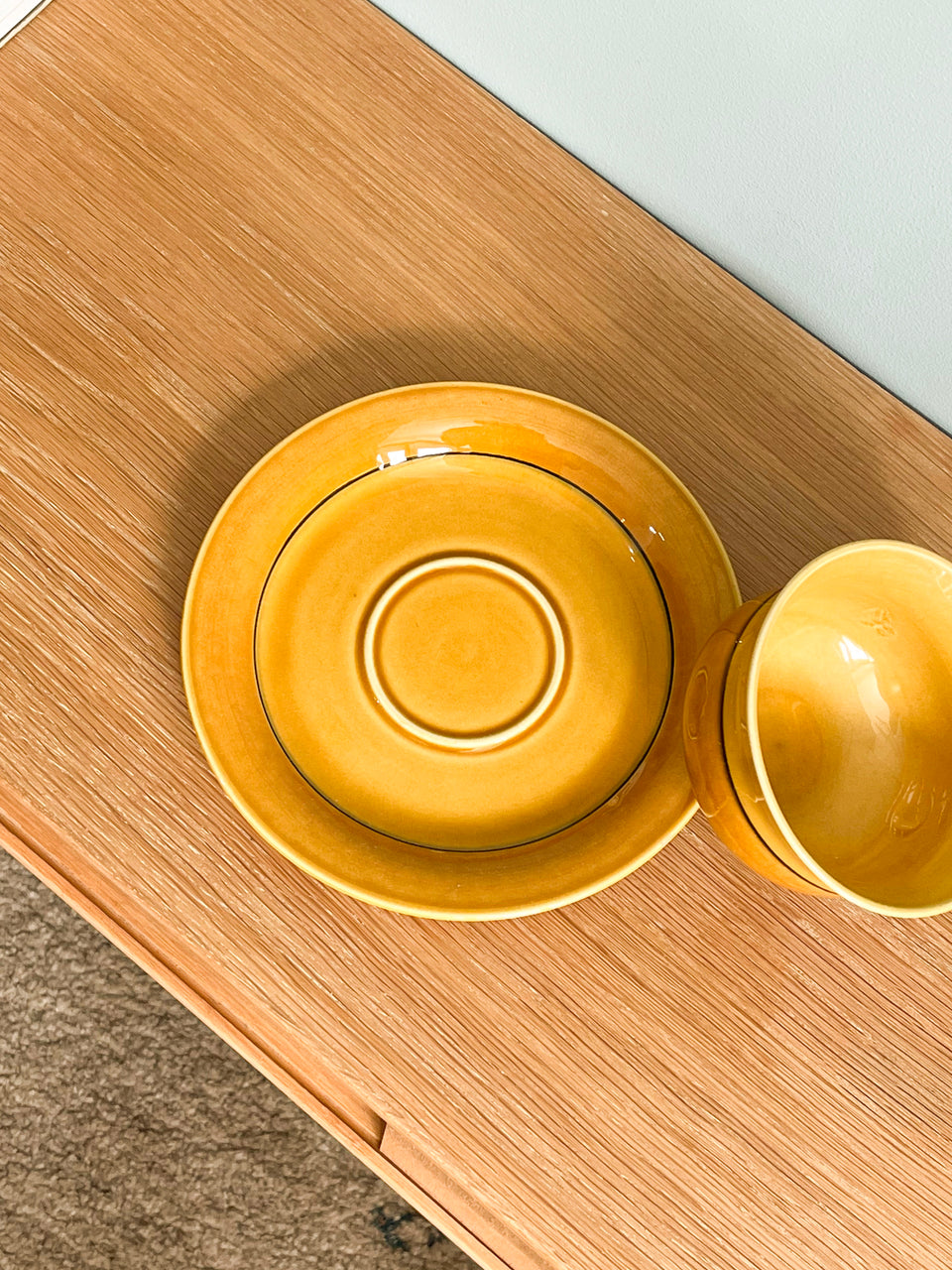 Rørstrand Emma Teacup and Saucer Plate Inger Persson/ロールストランド エマ ティーカップ&ソーサー プレート インガー・パーソン 北欧ヴィンテージ食器