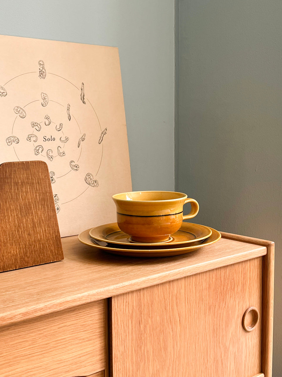 Rørstrand Emma Teacup and Saucer Plate Inger Persson/ロールストランド エマ ティーカップ&ソーサー プレート インガー・パーソン 北欧ヴィンテージ食器