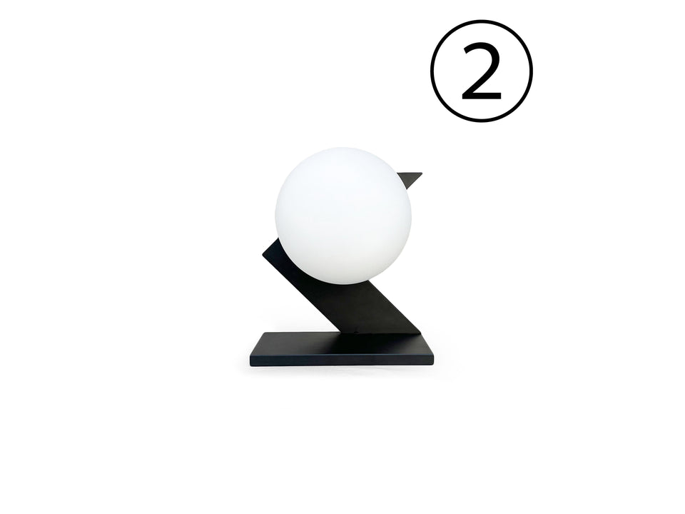 Glass Globe Lamp Post Modern Design/ガラスボール ランプ ポストモダンデザイン 照明