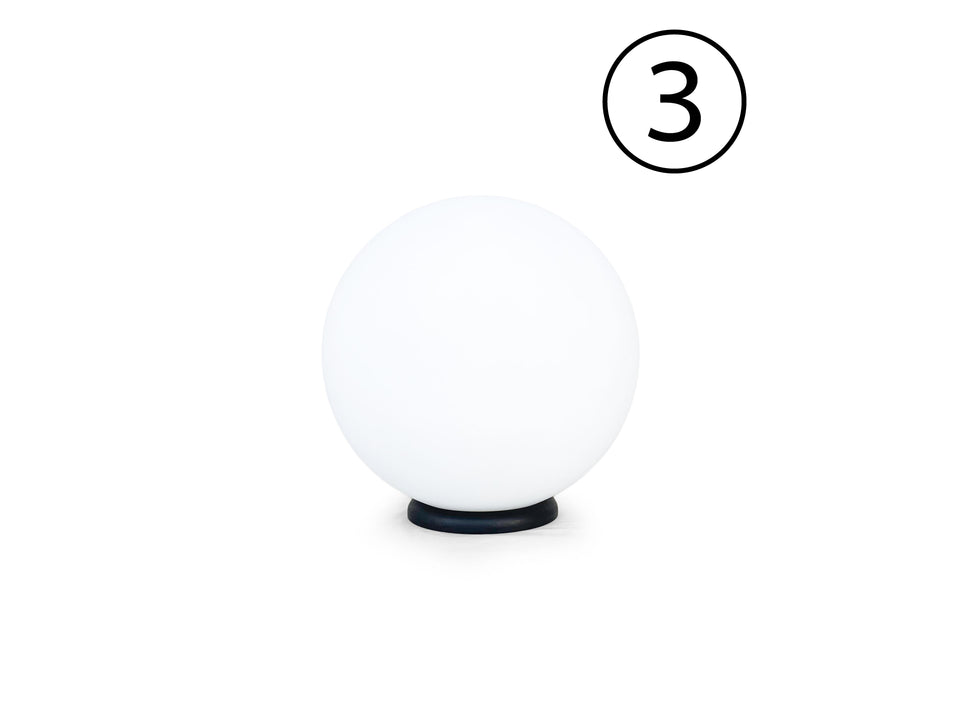 Glass Globe Lamp Post Modern Design/ガラスボール ランプ ポストモダンデザイン 照明