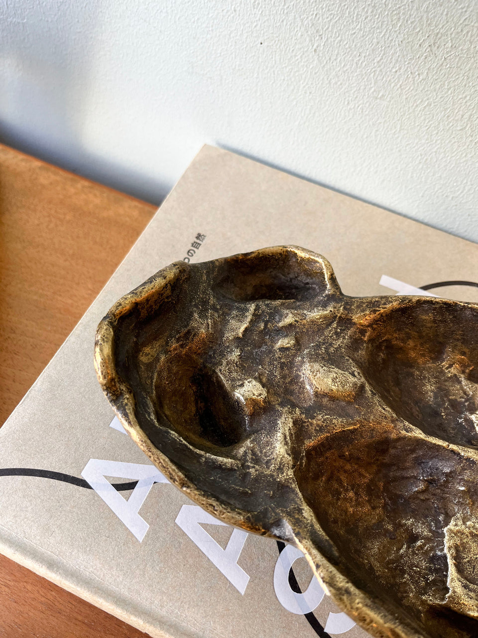 Germany Vintage PUMA Wildlife Footprints Bronze Tray/ドイツヴィンテージ プーマ トレイ ブロンズ