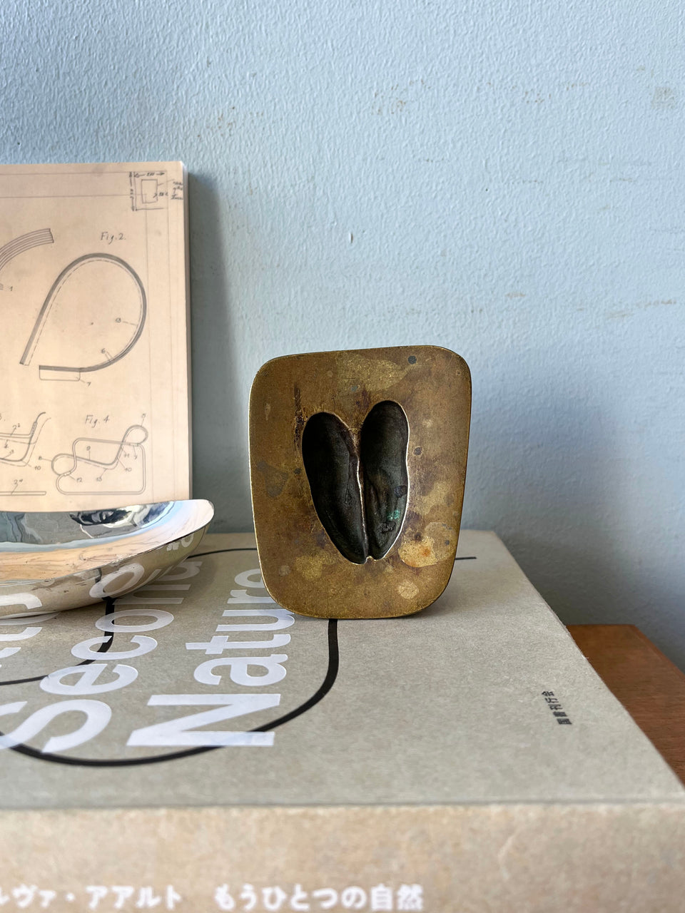 Germany Vintage PUMA Wildlife Footprints Bronze Tray/ドイツヴィンテージ プーマ トレイ ブロンズ