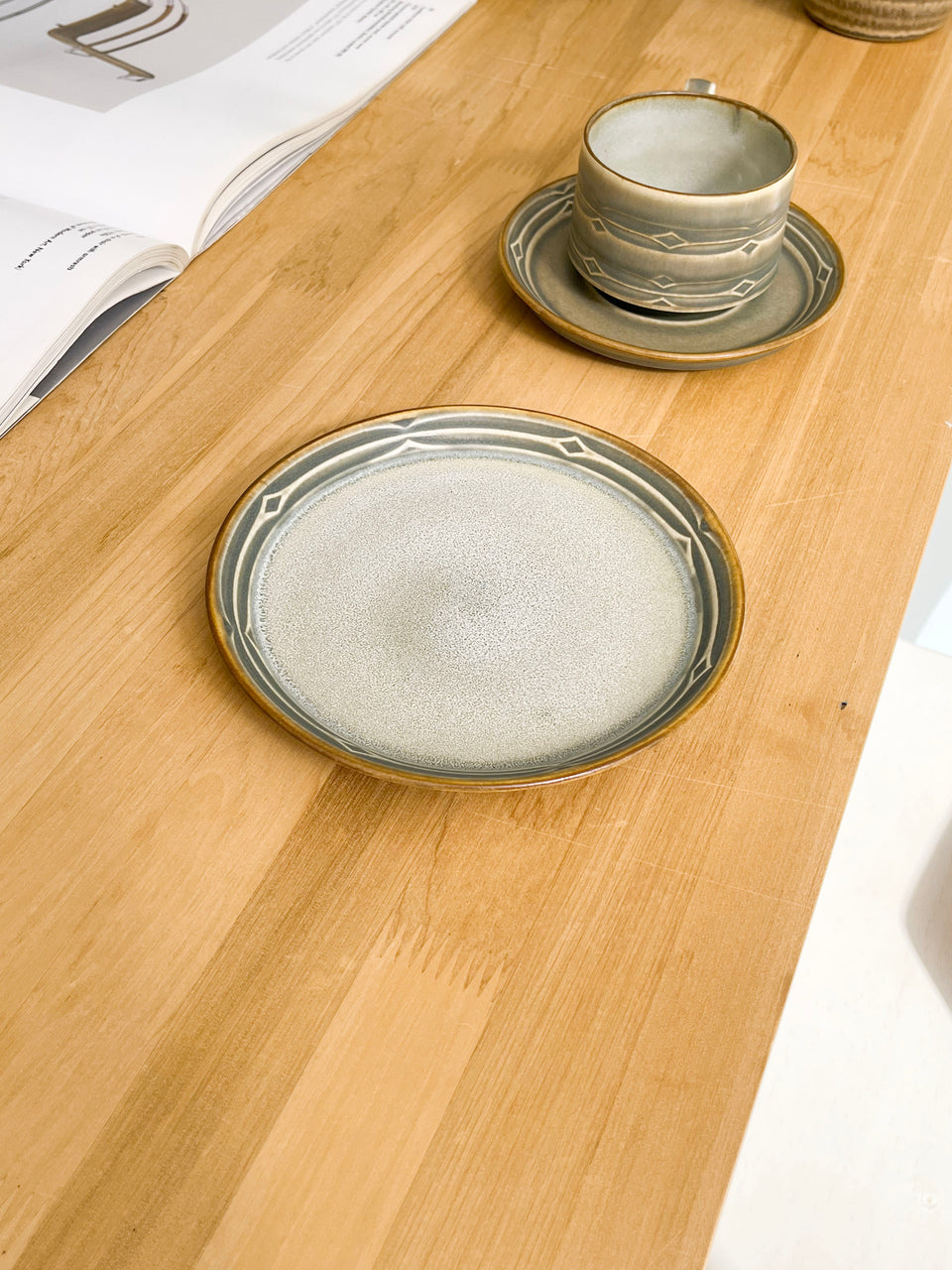 Kronjyden Nissen Jens H. Quistgaard RUNE/クロニーデン ニッセン イェンス・クイストゴー ルーン カップ&ソーサー 北欧ヴィンテージ食器