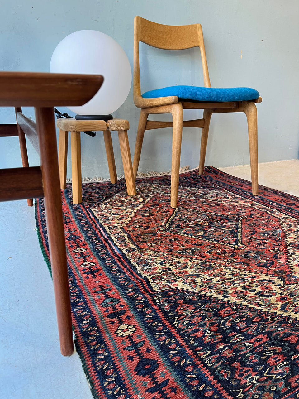 Old Kilim Rug Persian Carpet/オールドキリム ペルシャ絨毯 ラグ カーペット