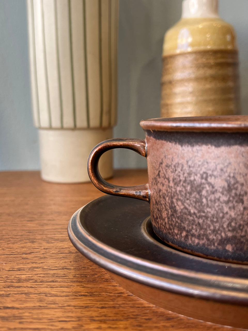 ARABIA Ruska Tea Cup and Saucer Ulla Procope/アラビア ルスカ ティーカップ ウラ・プロコッペ 北欧食器