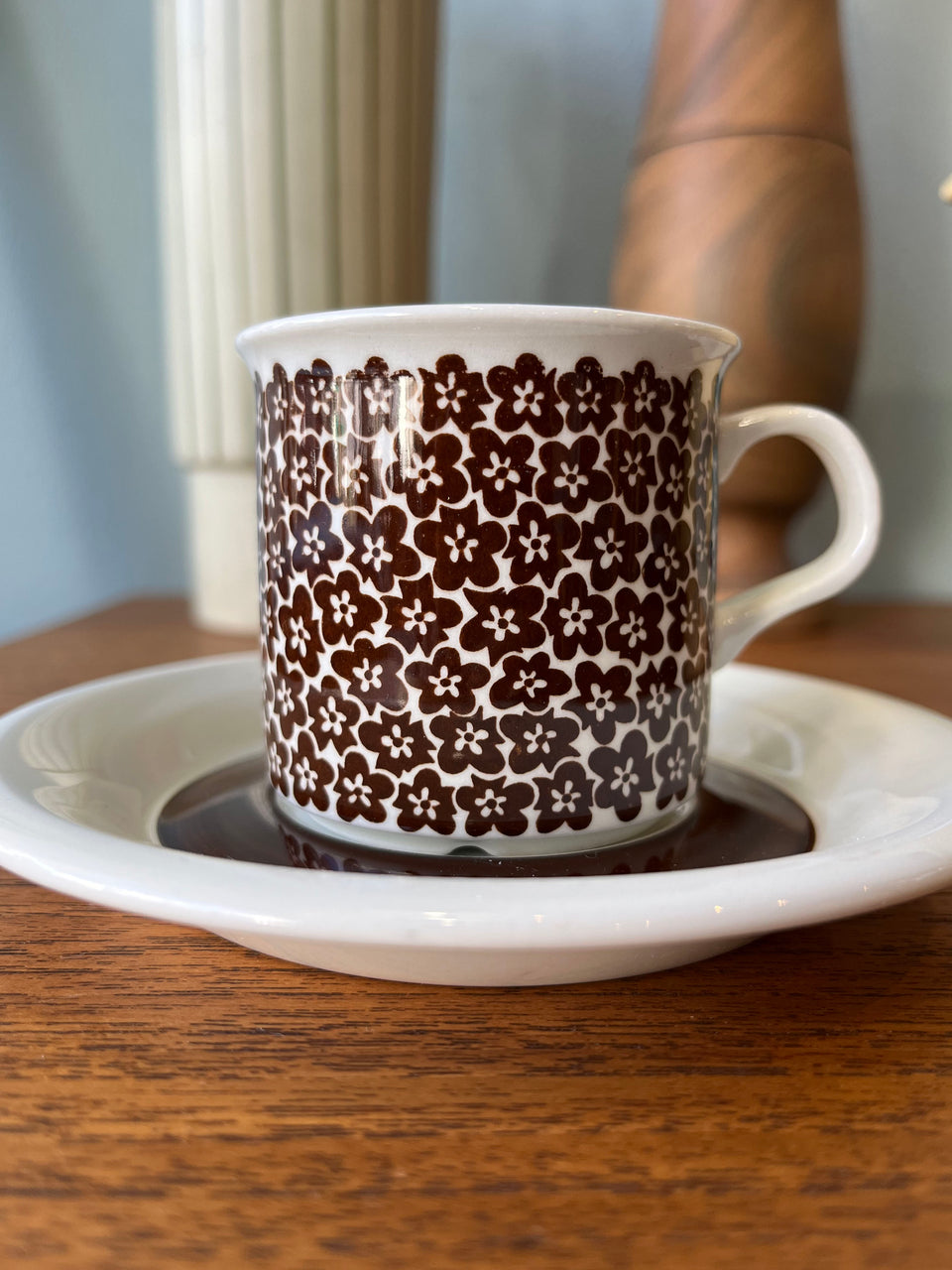 ARABIA Faenza Demitasse Cup and Saucer/アラビア ファエンツァ デミタスカップ 北欧ヴィンテージ食器