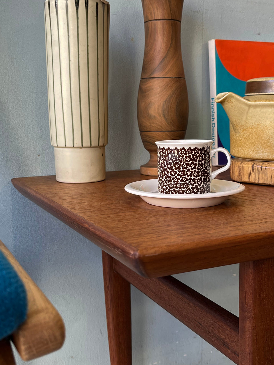 ARABIA Faenza Demitasse Cup and Saucer/アラビア ファエンツァ デミタスカップ 北欧ヴィンテージ食器