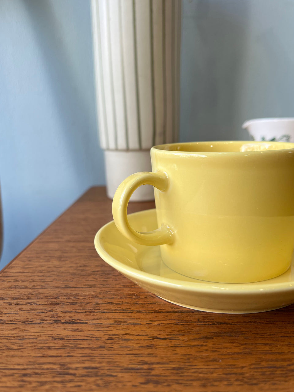 ARABIA Teema Coffee Cup and Saucer Kaj Franck/アラビア ティーマ コーヒーカップ イエロー カイ・フランク 北欧食器