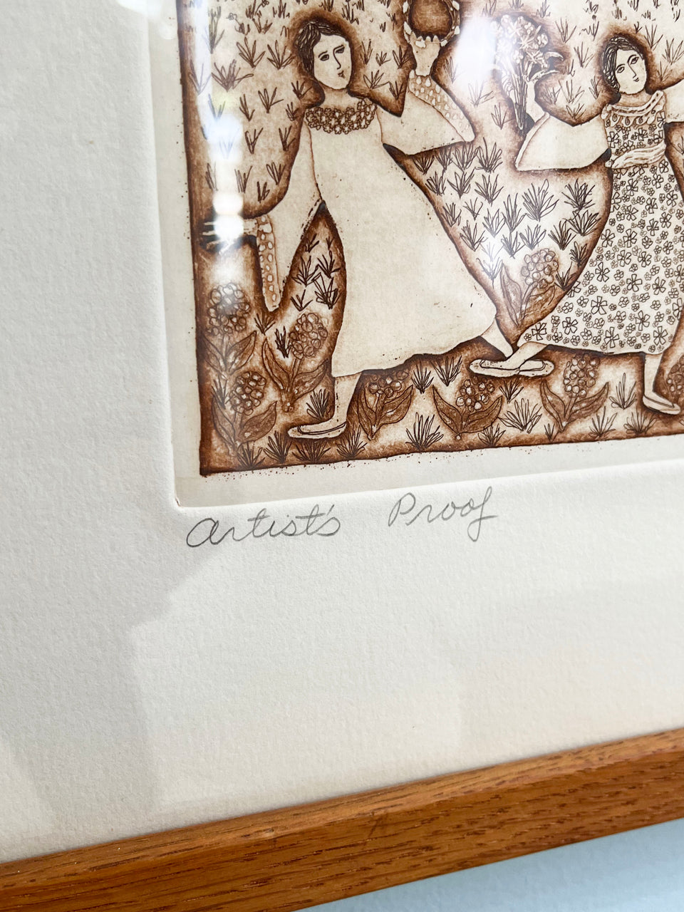 Barbara Garrison Etchings/バーバラ・ガリソン エッチング 銅版画 額 インテリア