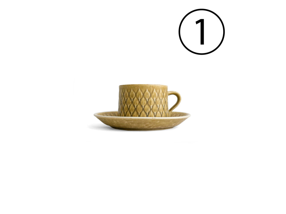 Jens H.Quistgaard Relief Teacup and Saucer/レリーフ ティーカップアンドソーサー イェンス・クイストゴー 北欧ヴィンテージ食器