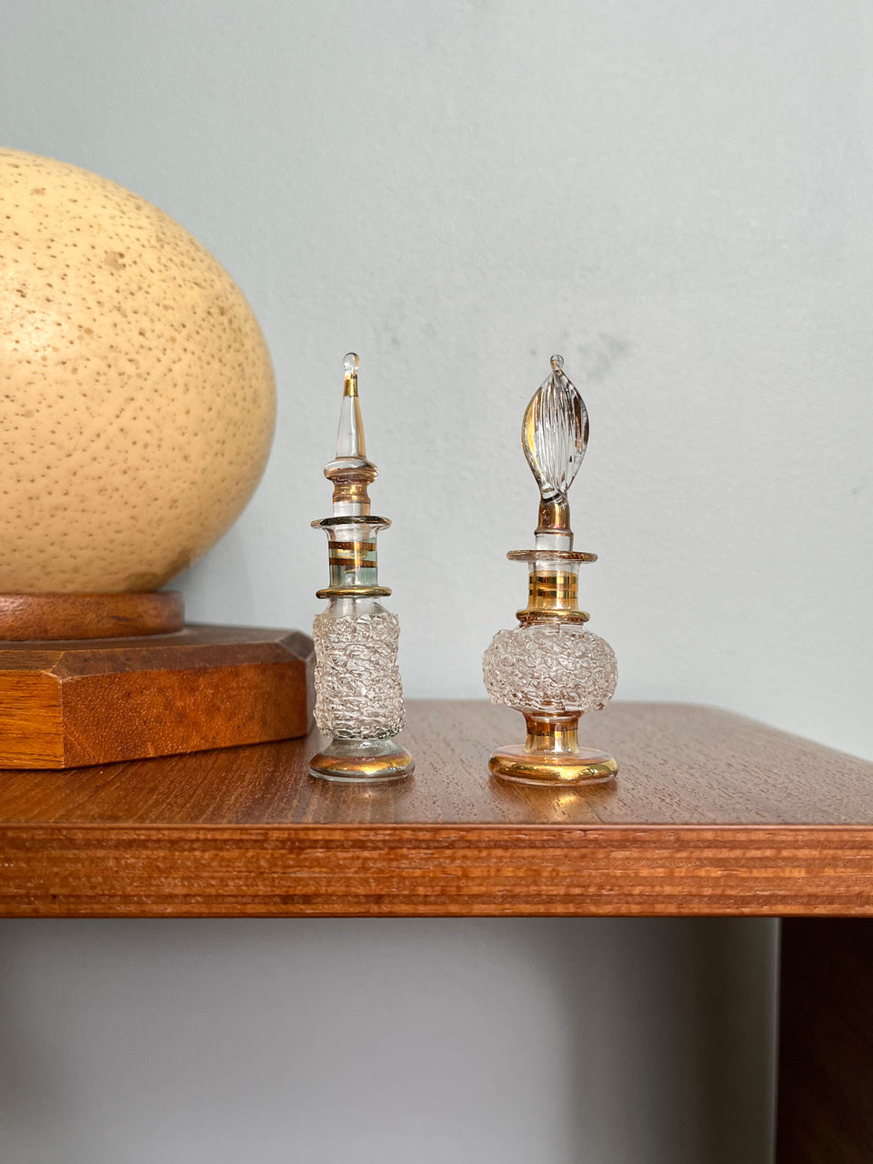 Egyptian Glass Perfume Bottle/エジプトガラス 香水瓶 パフュームボトル インテリア