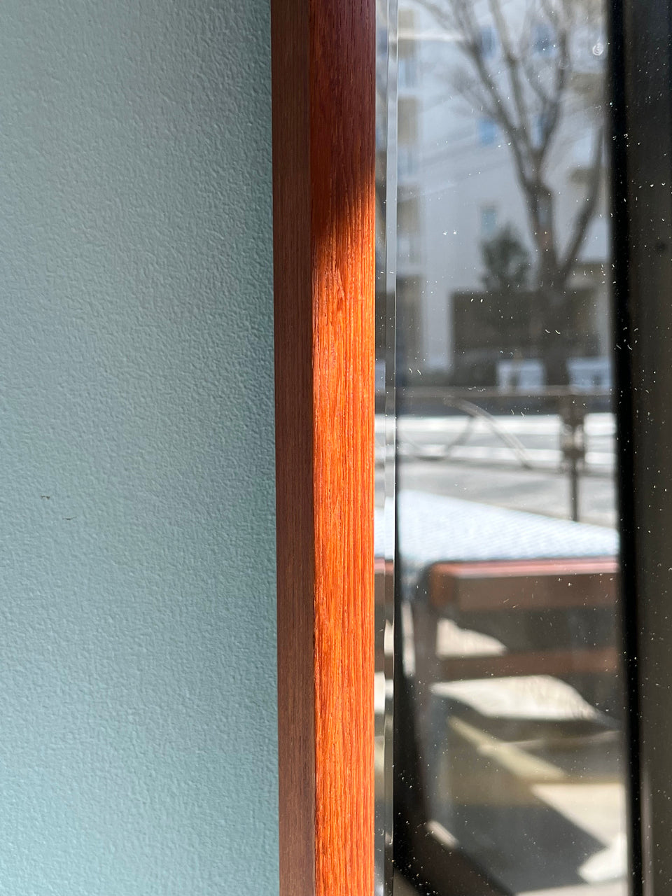 Teakwood Arched Frame Full-length Mirror/チーク材 姿見 ミラー アーチ型フレーム
