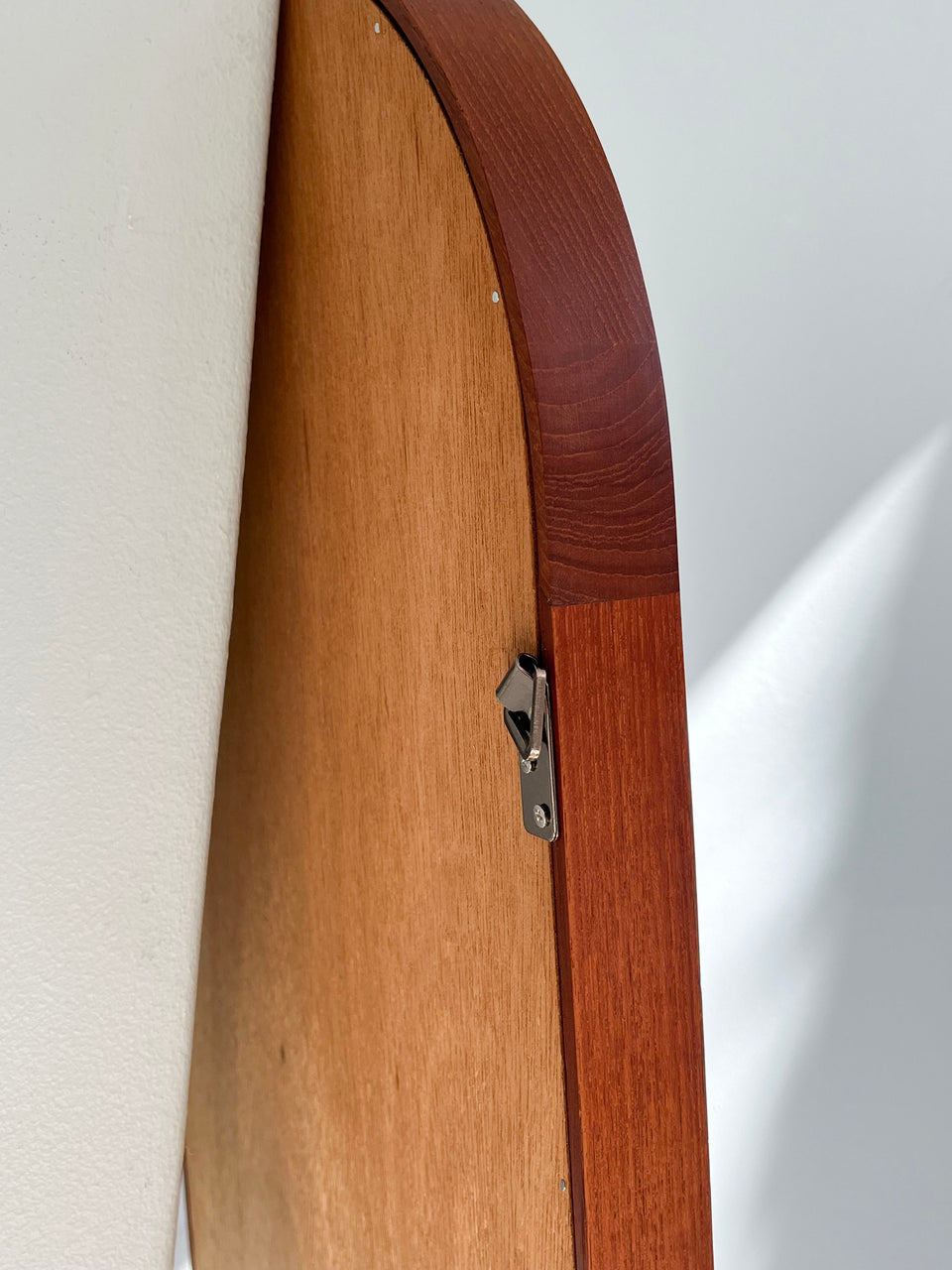 Teakwood Arched Frame Full-length Mirror/チーク材 姿見 ミラー アーチ型フレーム