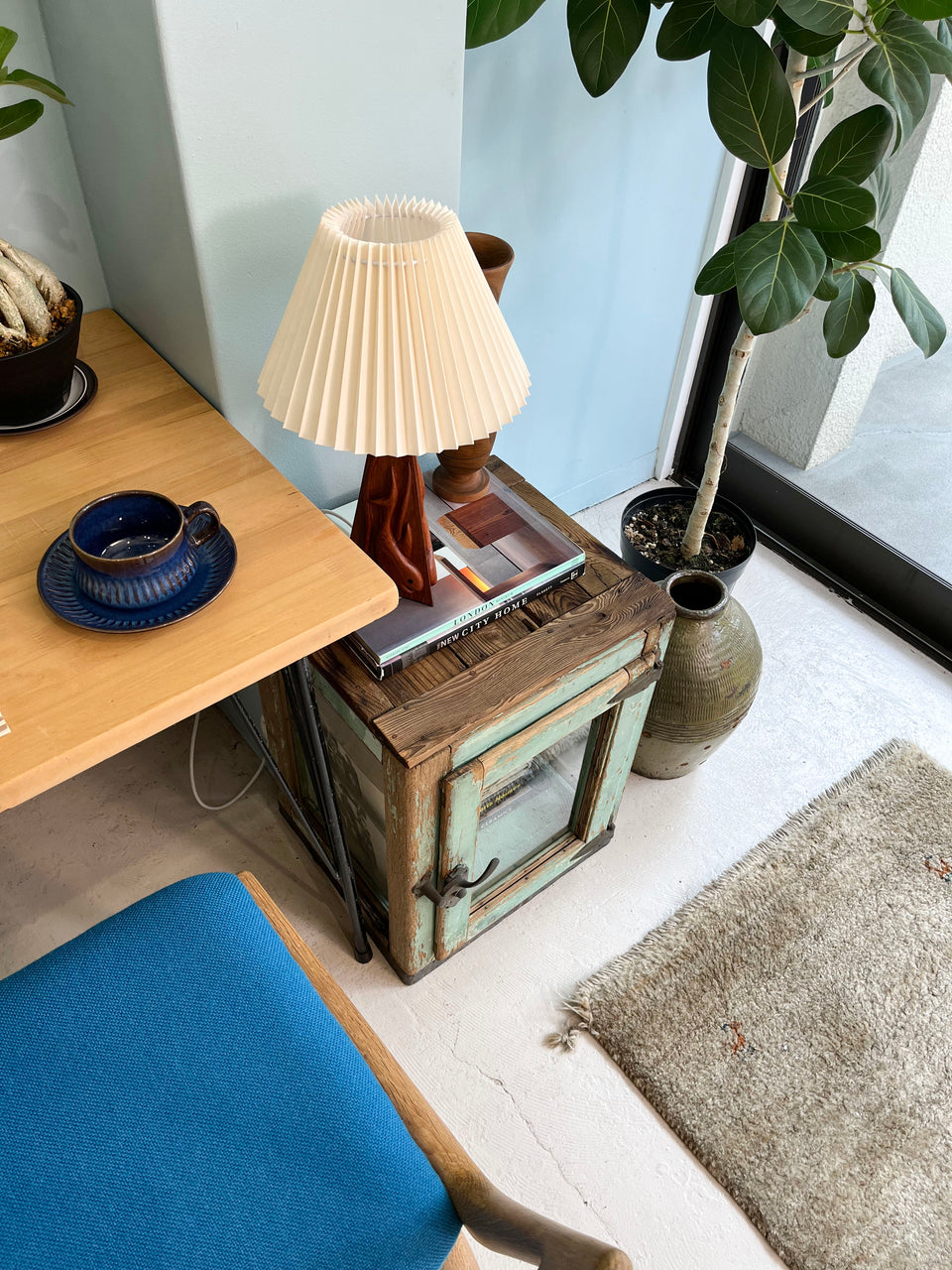 Japanese Vintage Refrigerator Glass Case/ジャパンヴィンテージ ガラスケース 冷蔵庫 古道具 シャビーシック
