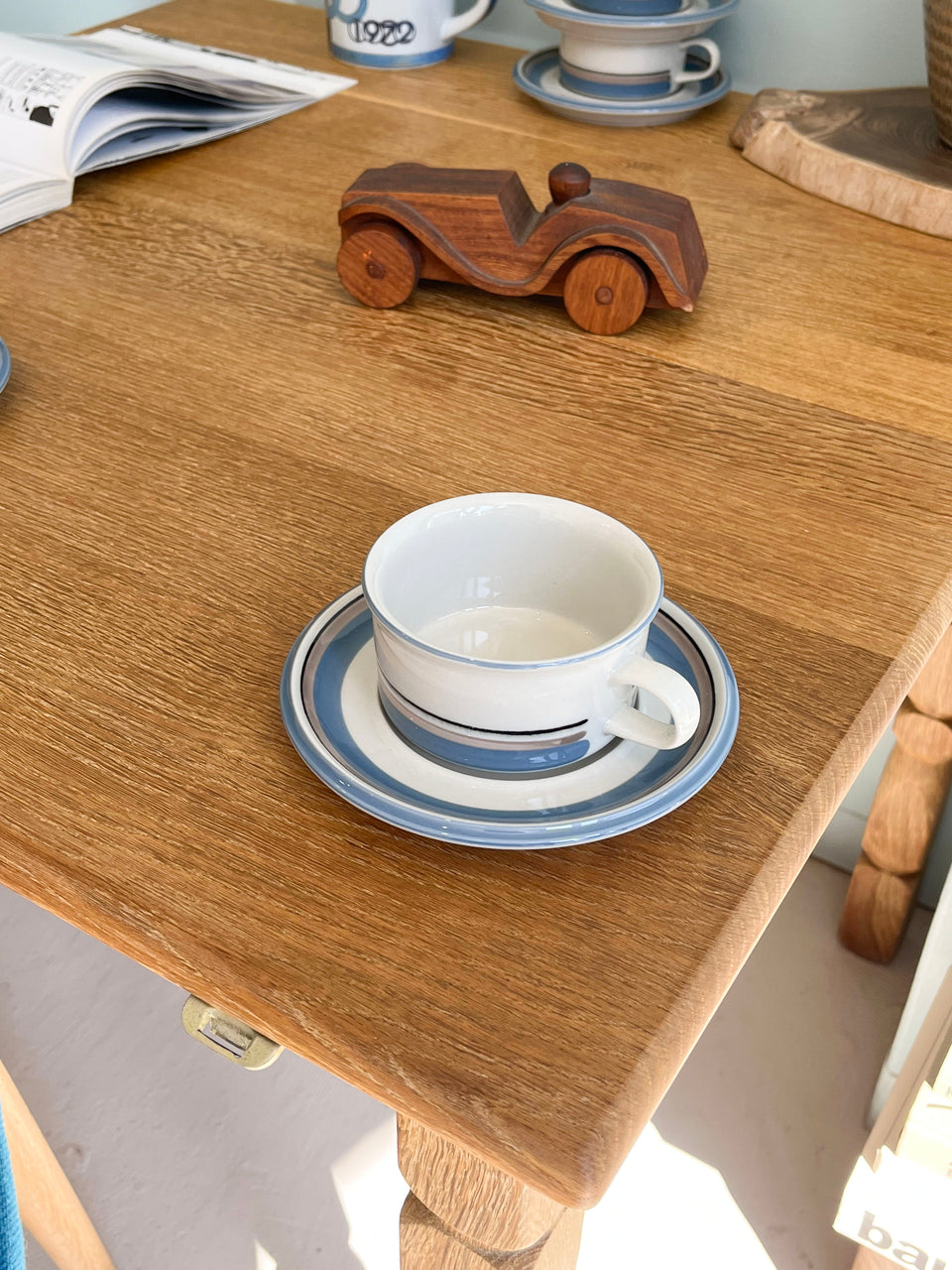 ARABIA Uhtua Tea Cup and Saucer Finnish Vintage/アラビア ウートゥア ティーカップ&ソーサー 北欧インテリア ヴィンテージ食器