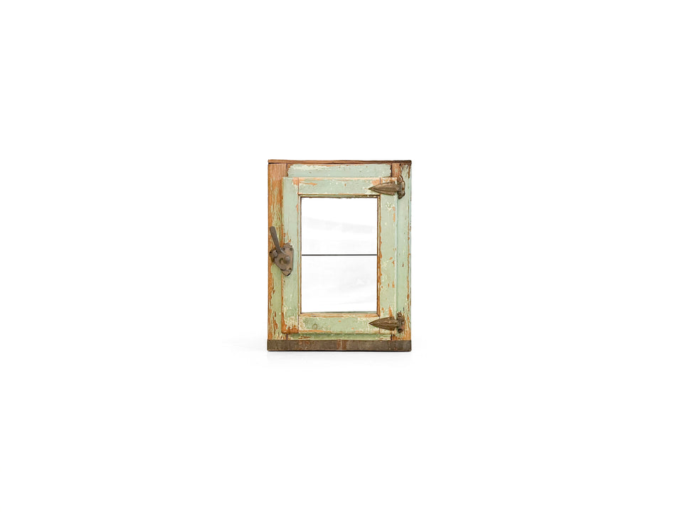 Japanese Vintage Refrigerator Glass Case/ジャパンヴィンテージ ガラスケース 冷蔵庫 古道具 シャビーシック