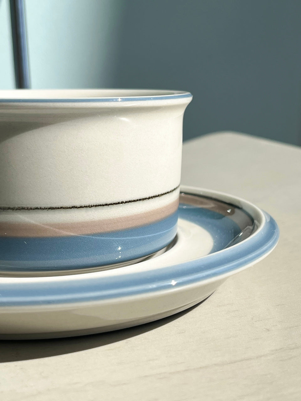 ARABIA Uhtua Tea Cup and Saucer Finnish Vintage/アラビア ウートゥア ティーカップ&ソーサー 北欧インテリア ヴィンテージ食器