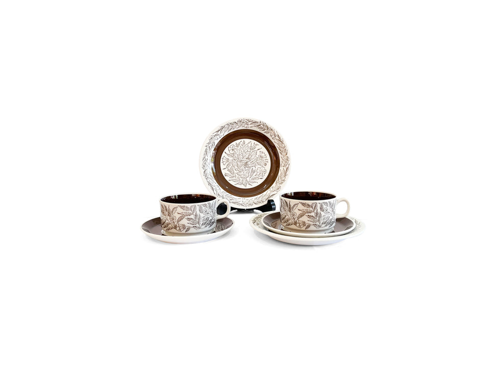 Gefle Fontana Teacup and Saucer Plate Trio/ゲフレ フォンタナ ティーカップ&ソーサー プレート トリオ 北欧食器