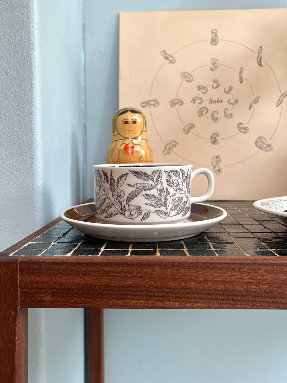 Gefle Fontana Teacup and Saucer Plate Trio/ゲフレ フォンタナ ティーカップ&ソーサー プレート トリオ 北欧食器