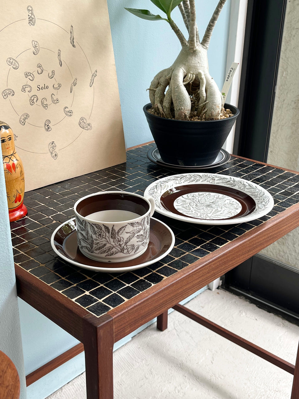 Gefle Fontana Teacup and Saucer Plate Trio/ゲフレ フォンタナ ティーカップ&ソーサー プレート トリオ 北欧食器