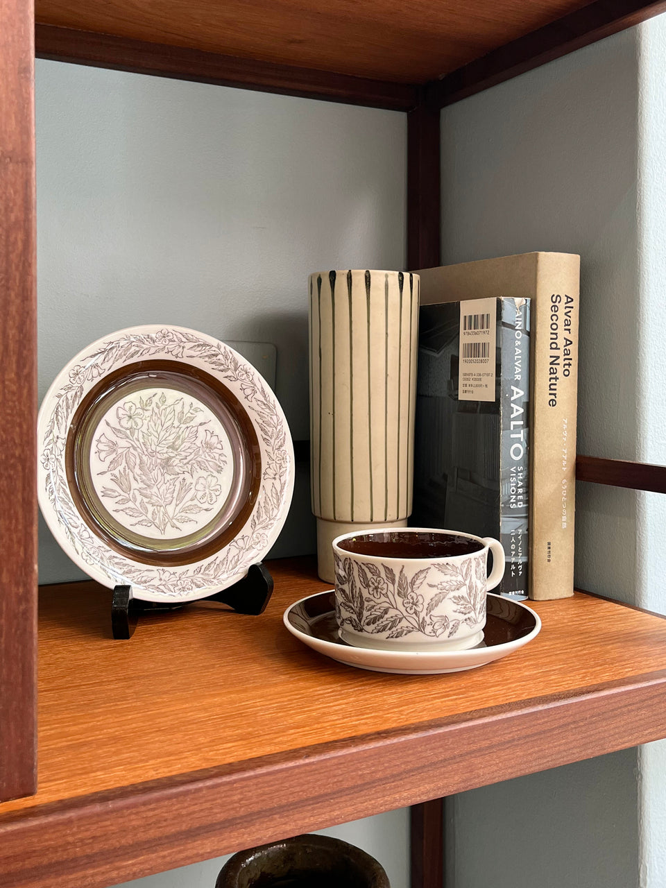 Gefle Fontana Teacup and Saucer Plate Trio/ゲフレ フォンタナ ティーカップ&ソーサー プレート トリオ 北欧食器