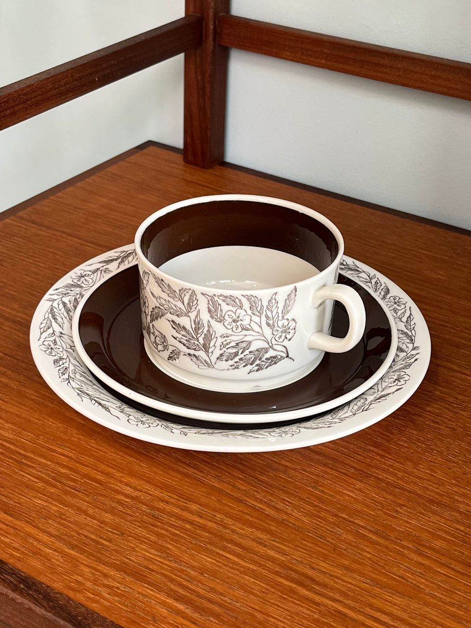 Gefle Fontana Teacup and Saucer Plate Trio/ゲフレ フォンタナ ティーカップ&ソーサー プレート トリオ 北欧食器
