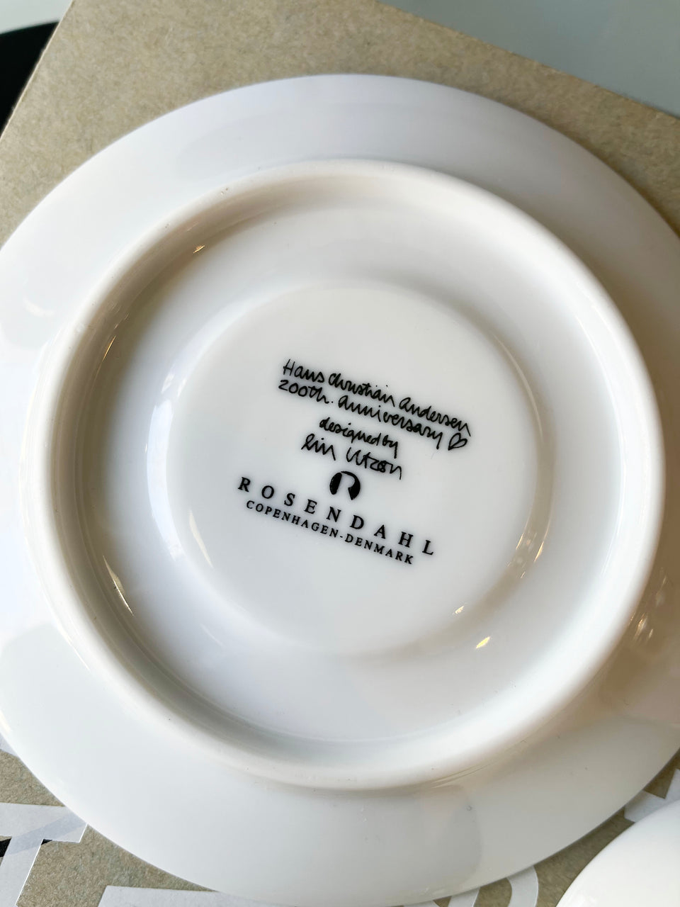 ROSENDAHL COPENHAGEN Andersen Coffee Cup and Saucer/ローゼンダール コペンハーゲン コーヒーカップ&ソーサー アンデルセン生誕200周年記念 復刻品