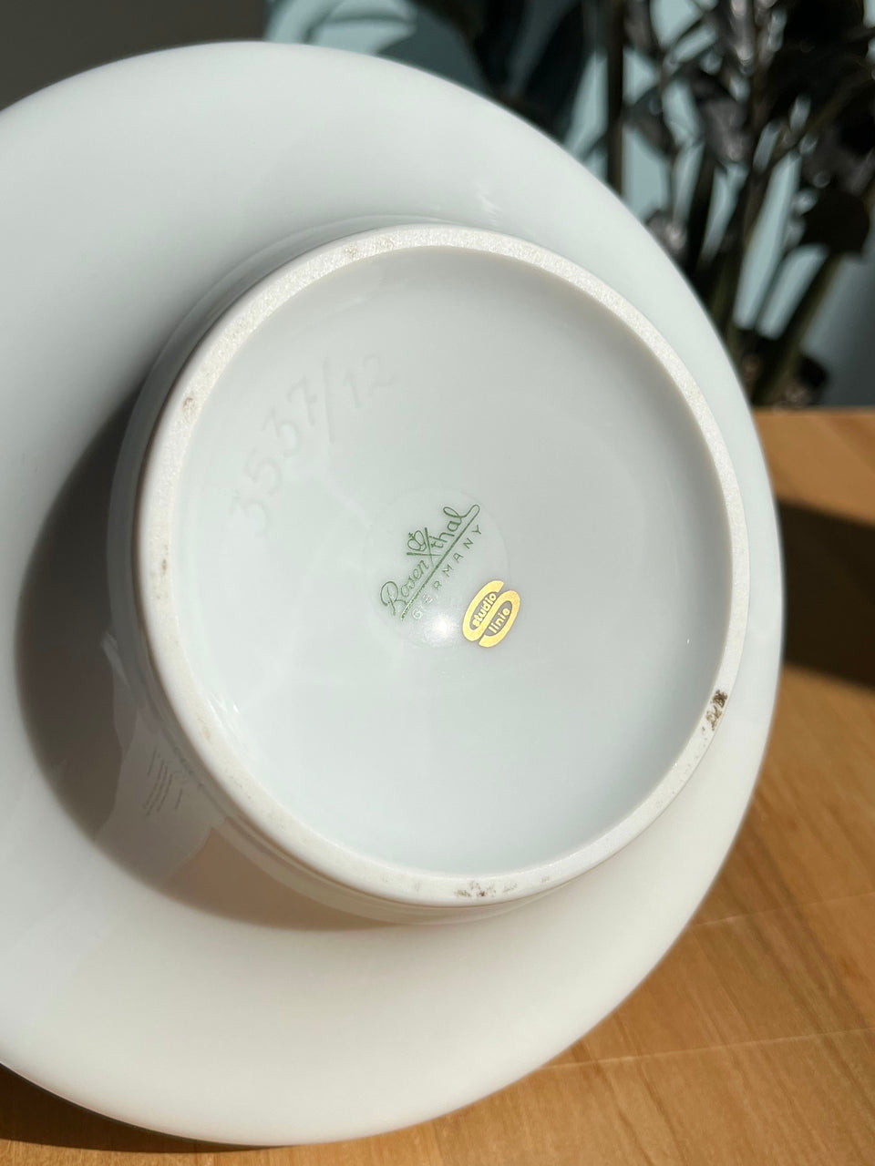 Vintage Rosenthal Studio-Linie Flower Vase White Porcelain/ローゼンタール スタジオライン フラワーベース 花瓶 白磁 ヴィンテージインテリア