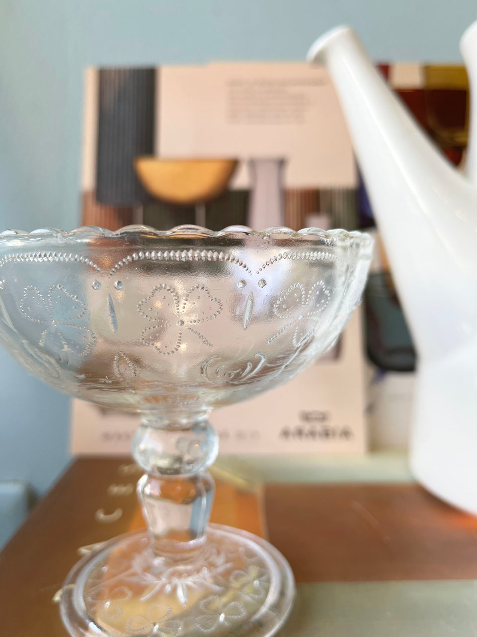Nuutajarvi Apila Sugar Bowl Creamer Set/ヌータヤルヴィ アピラ シュガーボウル クリーマー セット フィンランドヴィンテージ 北欧食器