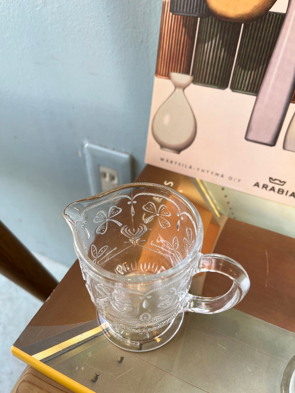 Nuutajarvi Apila Sugar Bowl Creamer Set/ヌータヤルヴィ アピラ シュガーボウル クリーマー セット フィンランドヴィンテージ 北欧食器