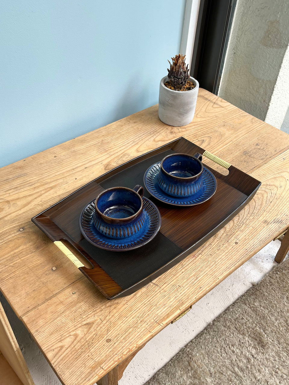 Retro Modern Tray Bowl Vintage Interior/レトロ トレー ヴィンテージインテリア お盆 ボウル