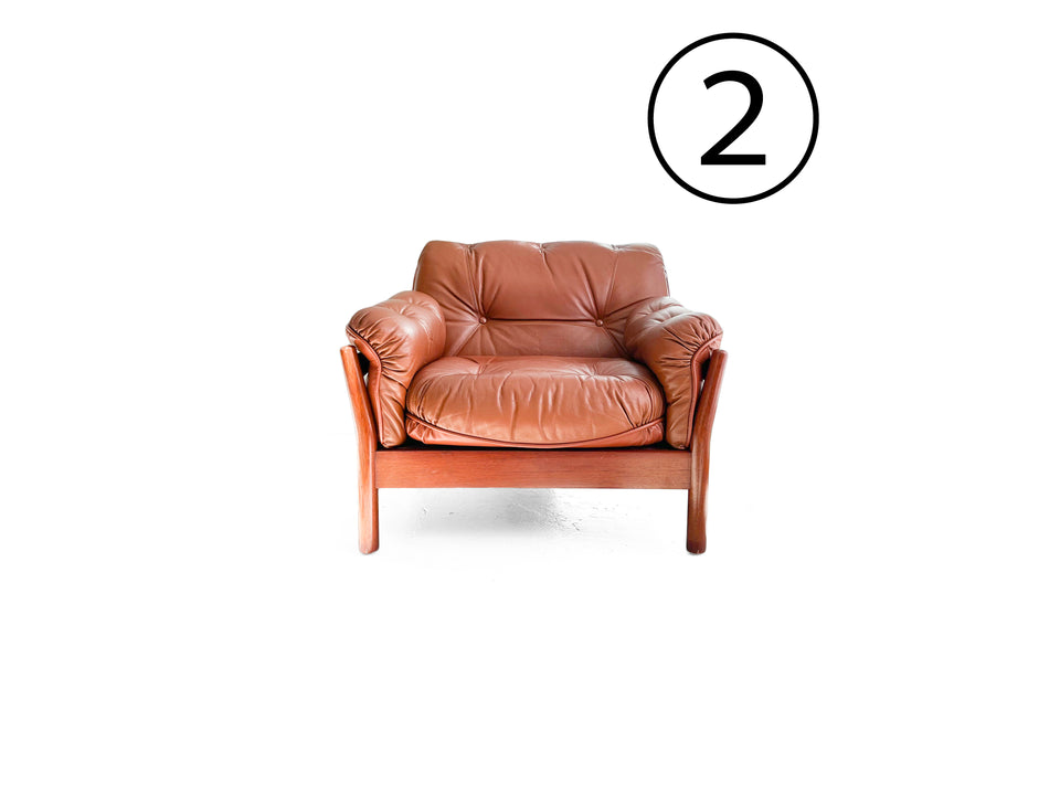 Old Maruni 1P Sofa Madison Japanese Vintage/オールドマルニ ソファ マディソン 本革 レトロモダン