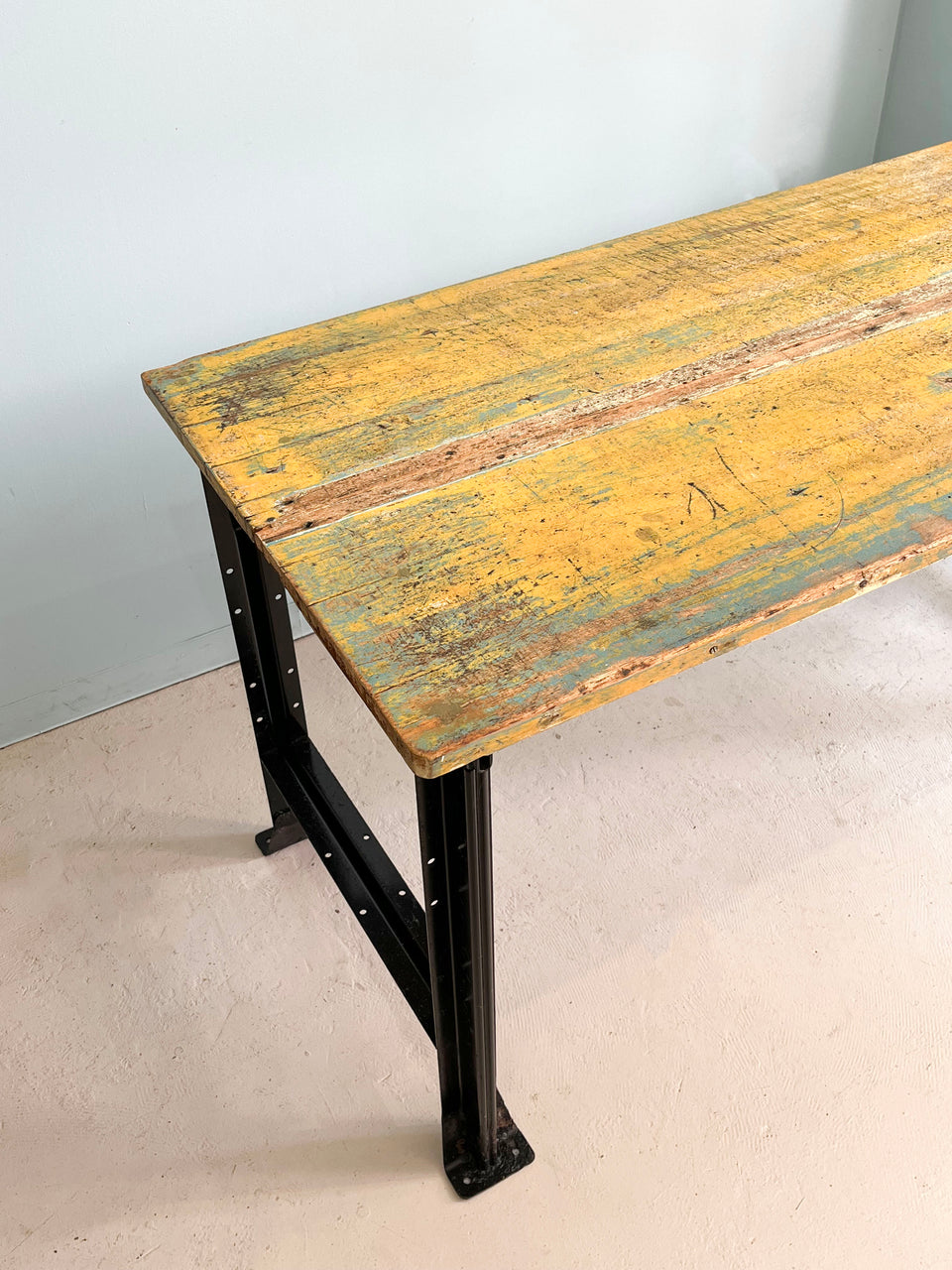 Remake Work Table Made of Old Material/リメイクワークテーブル 作業台 古材 ボート材