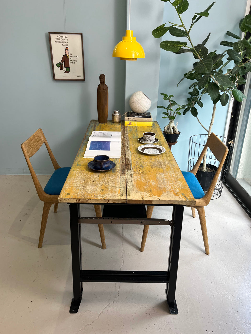 Remake Work Table Made of Old Material/リメイクワークテーブル 作業台 古材 ボート材