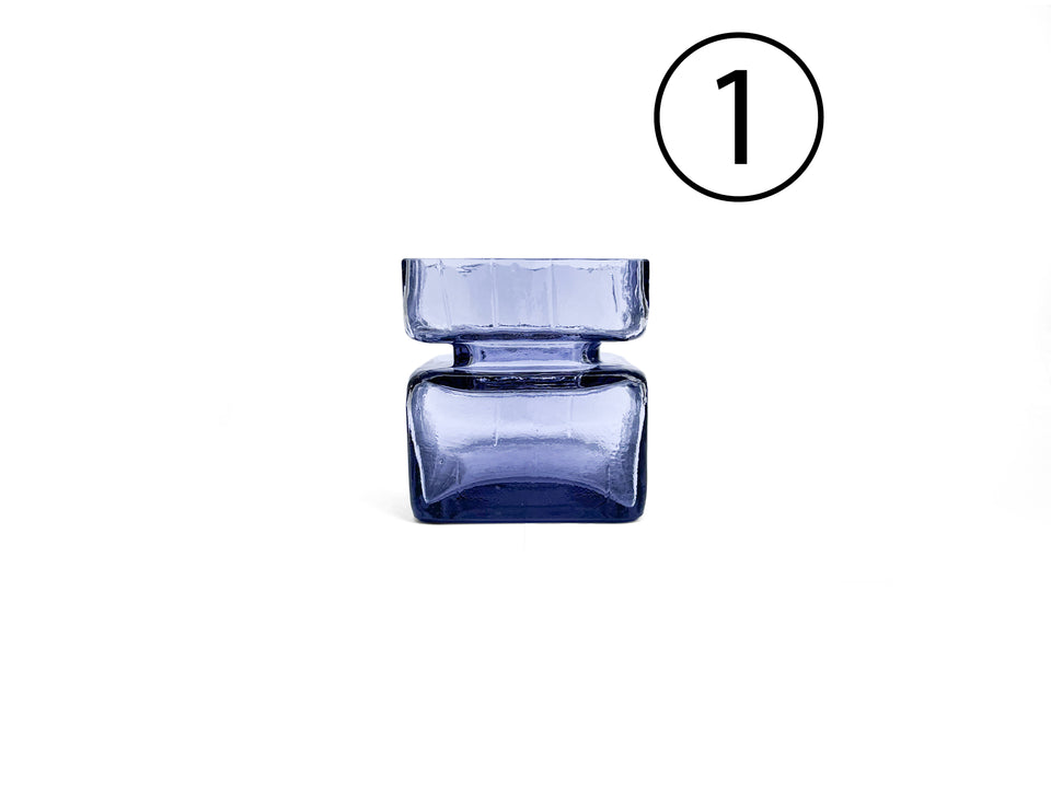 Finnish Vintage Riihimäen Lasi Pala Flower Vase/フィンランドヴィンテージ リーヒマエン・ラシ フラワーベース パラ ガラス 北欧インテリア