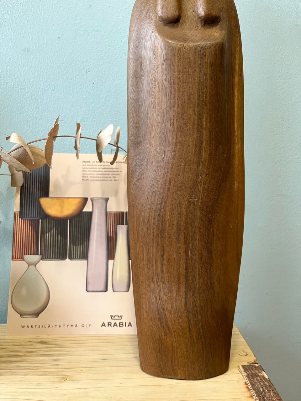 Vintage Wooden Female Sculpture/ヴィンテージ 木製彫刻 木彫り 女性像 インテリア