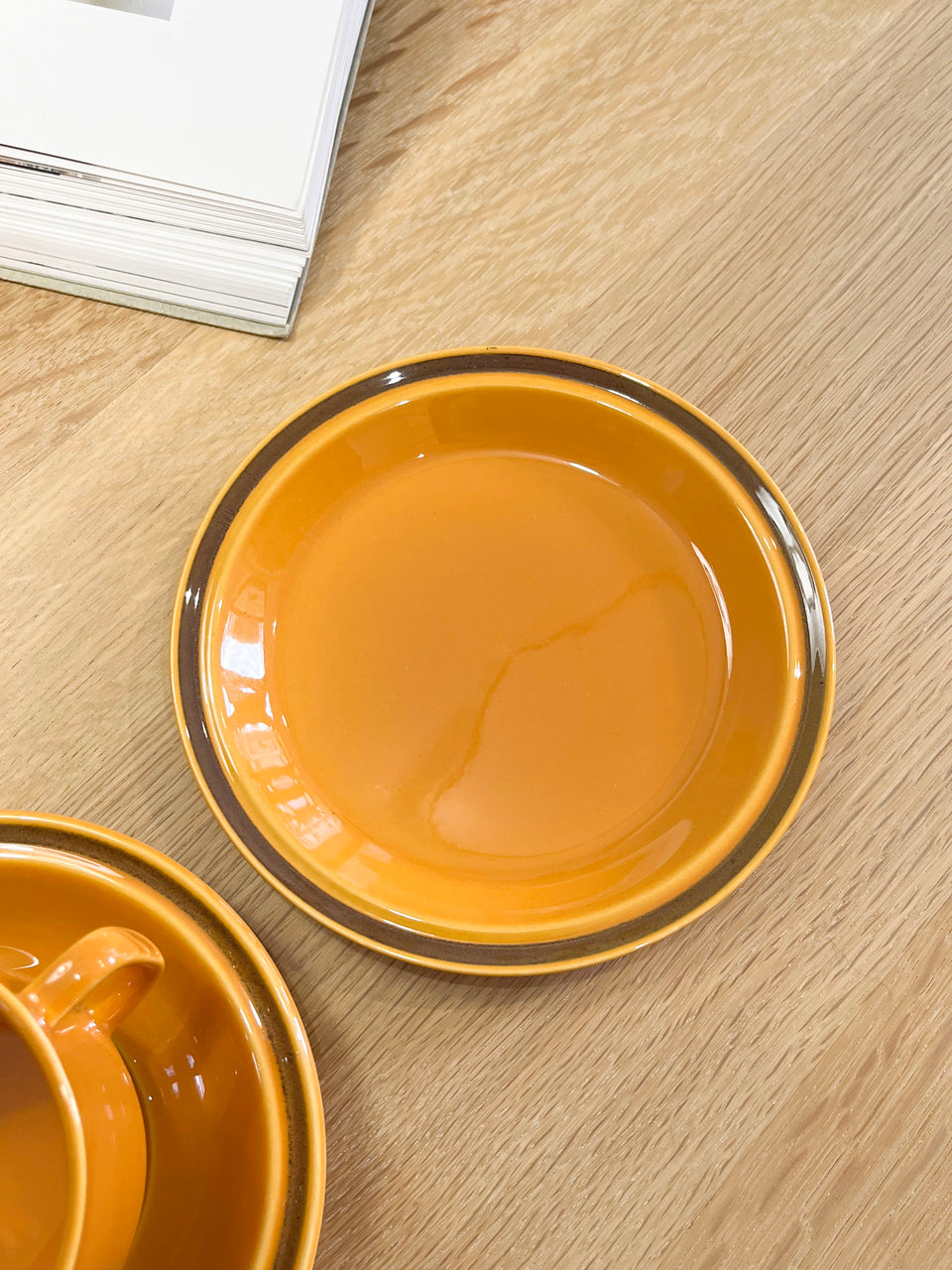 Egersund Unique Teacup and Saucer Plate Trio/エーゲルスン ユニーク ティーカップ&ソーサー プレート トリオ ノルウェーヴィンテージ 北欧食器