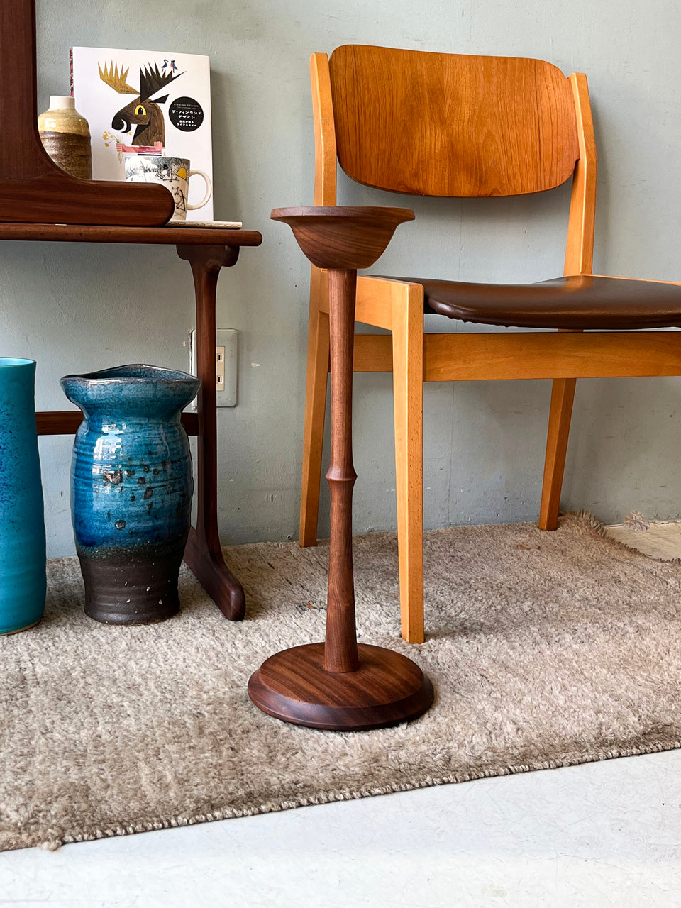 Solid Wood Planter Stand Danish Vintage/デンマークヴィンテージ プラントスタンド チーク材 北欧インテリア