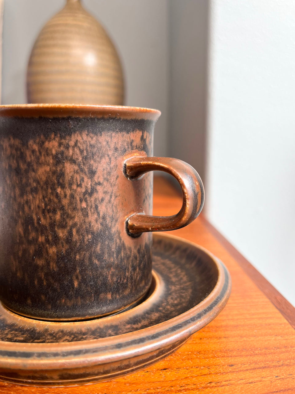 Vintage ARABIA Ruska Coffee Cup and Saucer/アラビア ルスカ コーヒーカップ&ソーサー 北欧食器 フィンランドヴィンテージ