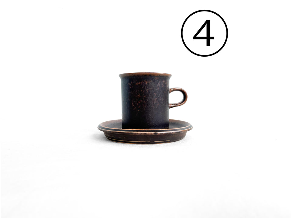 Vintage ARABIA Ruska Coffee Cup and Saucer/アラビア ルスカ コーヒーカップ&ソーサー 北欧食器 フィンランドヴィンテージ