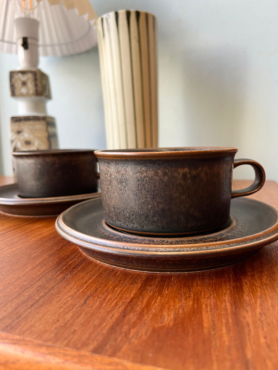 Vintage ARABIA Ruska Tea Cup and Saucer/フィンランドヴィンテージ アラビア ルスカ ティーカップ ウラ・プロコッペ 北欧食器