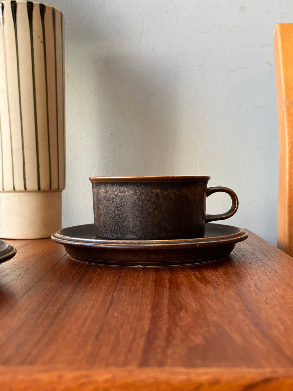 Vintage ARABIA Ruska Tea Cup and Saucer/フィンランドヴィンテージ アラビア ルスカ ティーカップ ウラ・プロコッペ 北欧食器