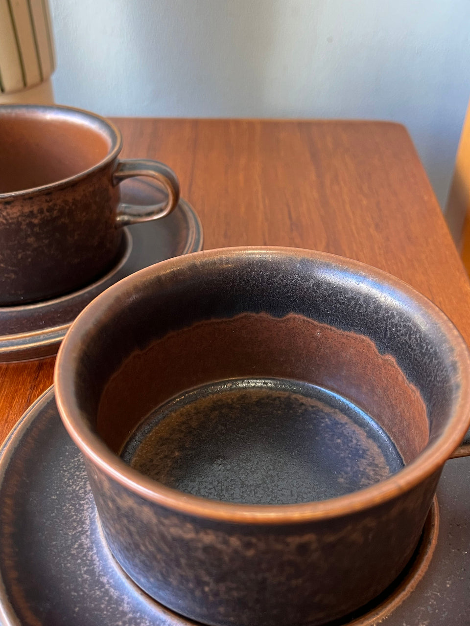 Vintage ARABIA Ruska Tea Cup and Saucer/フィンランドヴィンテージ アラビア ルスカ ティーカップ ウラ・プロコッペ 北欧食器