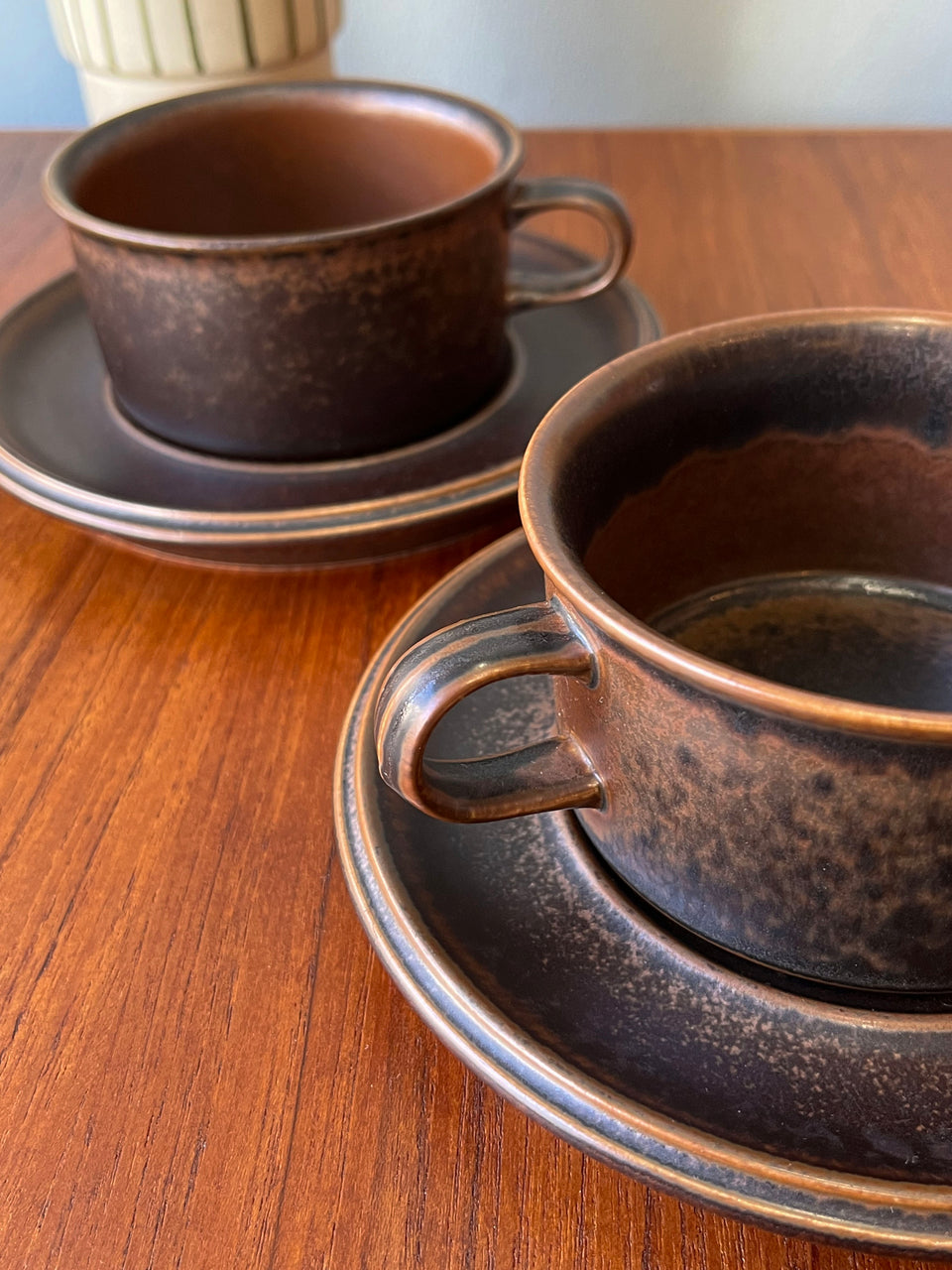 Vintage ARABIA Ruska Tea Cup and Saucer/フィンランドヴィンテージ アラビア ルスカ ティーカップ ウラ・プロコッペ 北欧食器