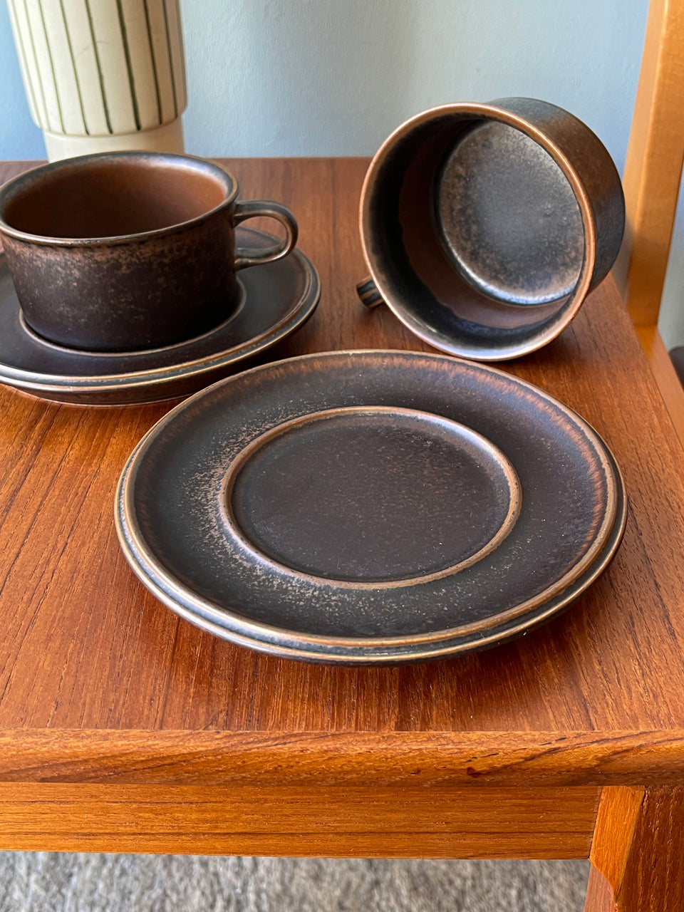 Vintage ARABIA Ruska Tea Cup and Saucer/フィンランドヴィンテージ アラビア ルスカ ティーカップ ウラ・プロコッペ 北欧食器